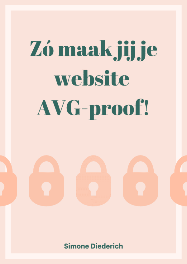 E-book Zó maak jij je website AVG-proof!